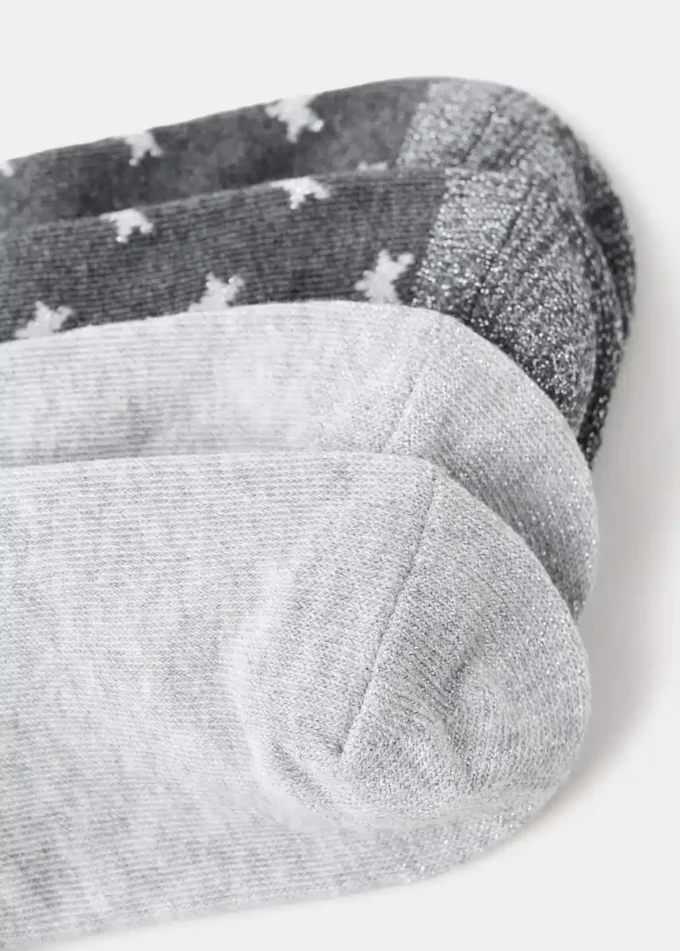 Lot de 2 chaussettes à motifs Lot de 2 chaussettes à motifs