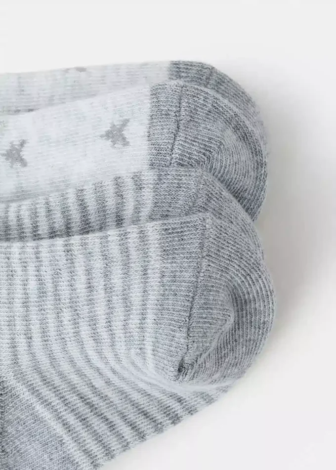 Lot de 2 chaussettes à motifs Lot de 2 chaussettes à motifs