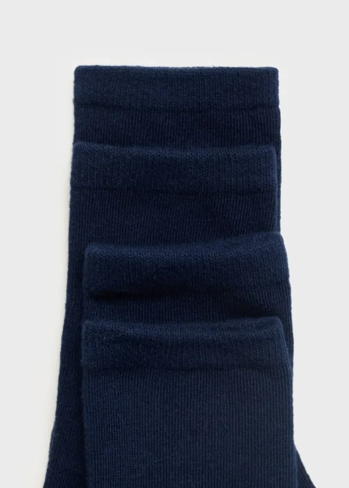 Lot de 2 chaussettes à motifs Lot de 2 chaussettes à motifs