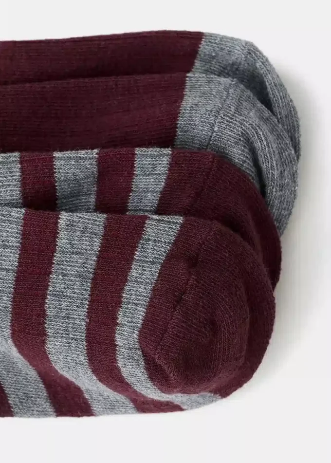 Lot de 2 chaussettes à motifs Lot de 2 chaussettes à motifs