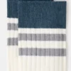 Lot de 2 chaussettes rayées en coton Lot de 2 chaussettes rayées en coton