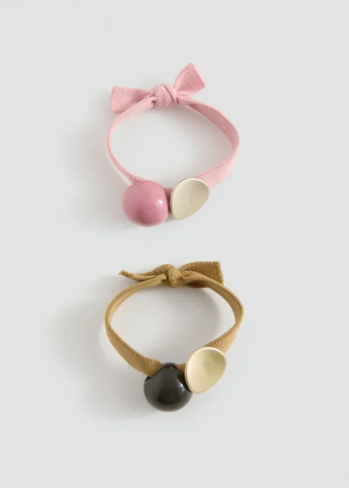 Lot de 2 élastiques à cheveux