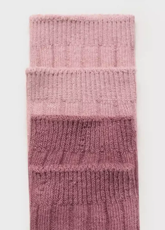 Lot de 2 paires de chaussettes côtelées Lot de 2 paires de chaussettes côtelées