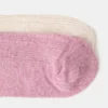 Lot de 2 paires de chaussettes côtelées Lot de 2 paires de chaussettes côtelées