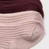 Lot de 2 paires de chaussettes côtelées
