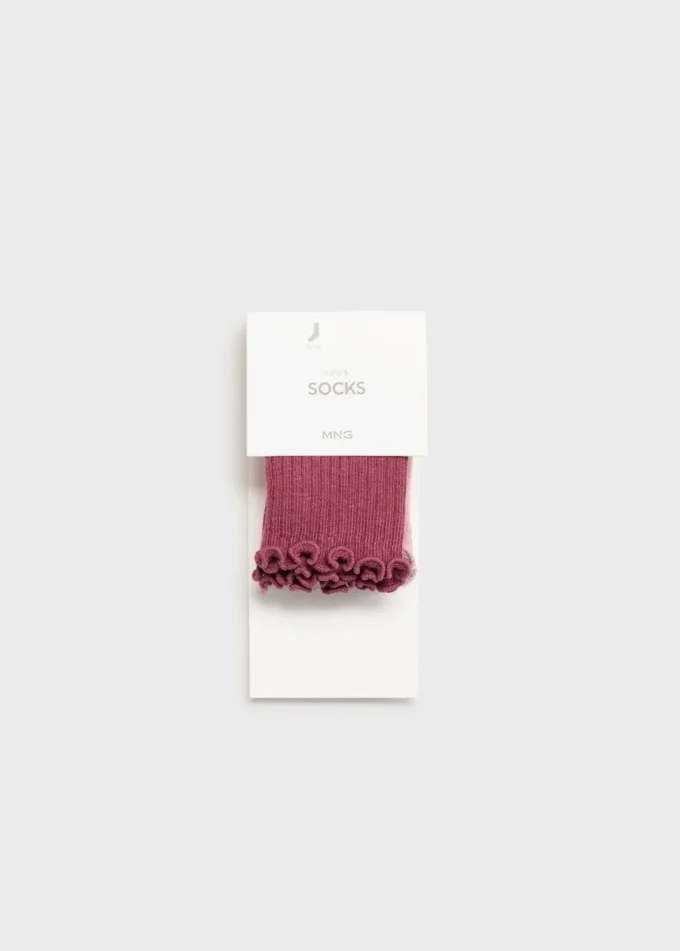 Lot de 2 paires de chaussettes côtelées Lot de 2 paires de chaussettes côtelées