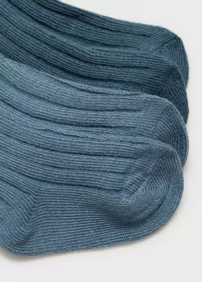 Lot de 2 paires de chaussettes côtelées