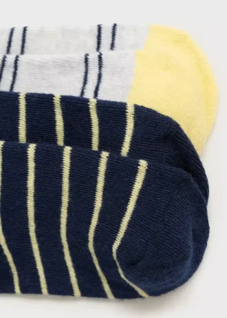 Lot de 2 paires de chaussettes rayées