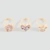 Lot de 3 bagues combinées Lot de 3 bagues combinées