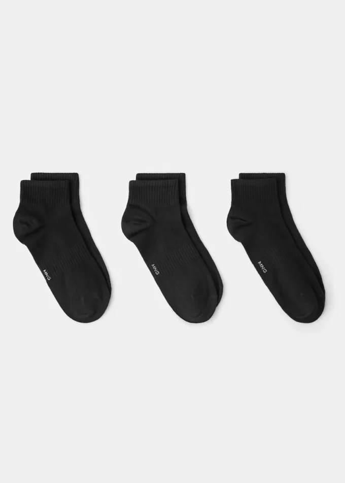 Lot de 3 chaussettes en coton Lot de 3 chaussettes en coton
