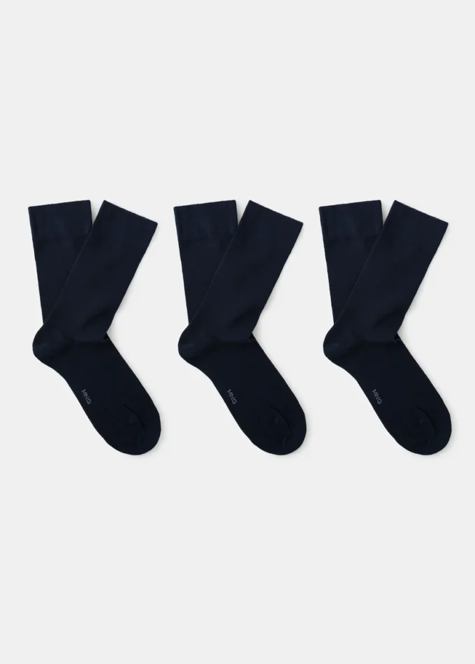 Lot de 3 chaussettes en coton Lot de 3 chaussettes en coton