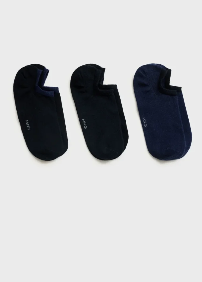Lot de 3 chaussettes en coton Lot de 3 chaussettes en coton