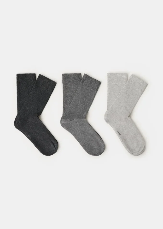 Lot de 3 chaussettes en coton Lot de 3 chaussettes en coton