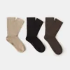 Lot de 3 chaussettes en coton Lot de 3 chaussettes en coton