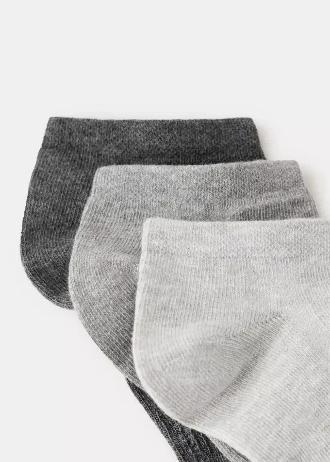 Lot de 3 chaussettes en coton Lot de 3 chaussettes en coton