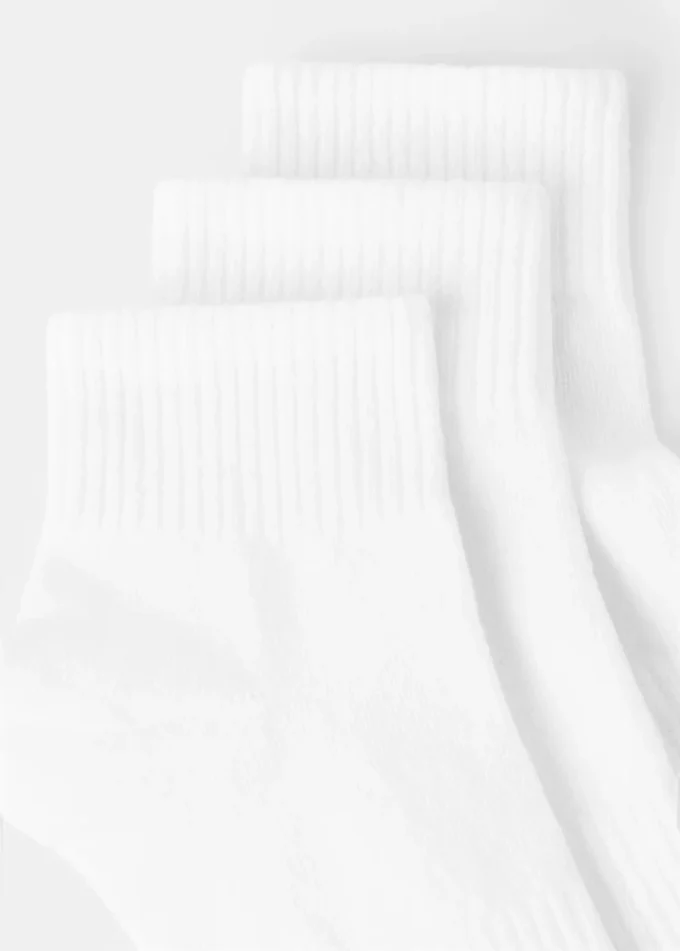 Lot de 3 chaussettes en coton Lot de 3 chaussettes en coton