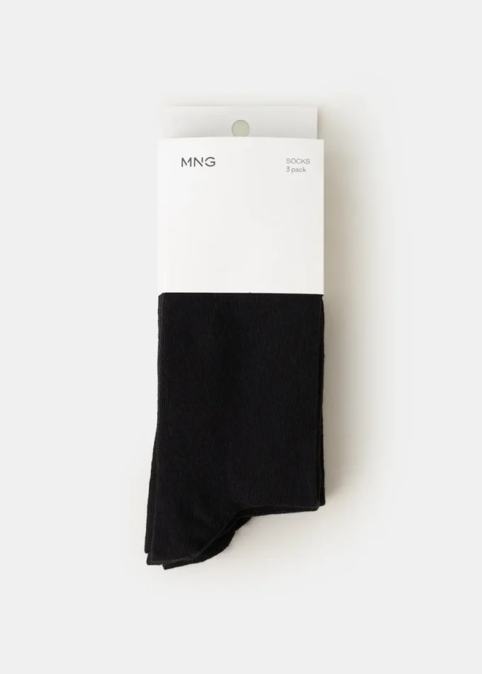 Lot de 3 chaussettes en coton Lot de 3 chaussettes en coton