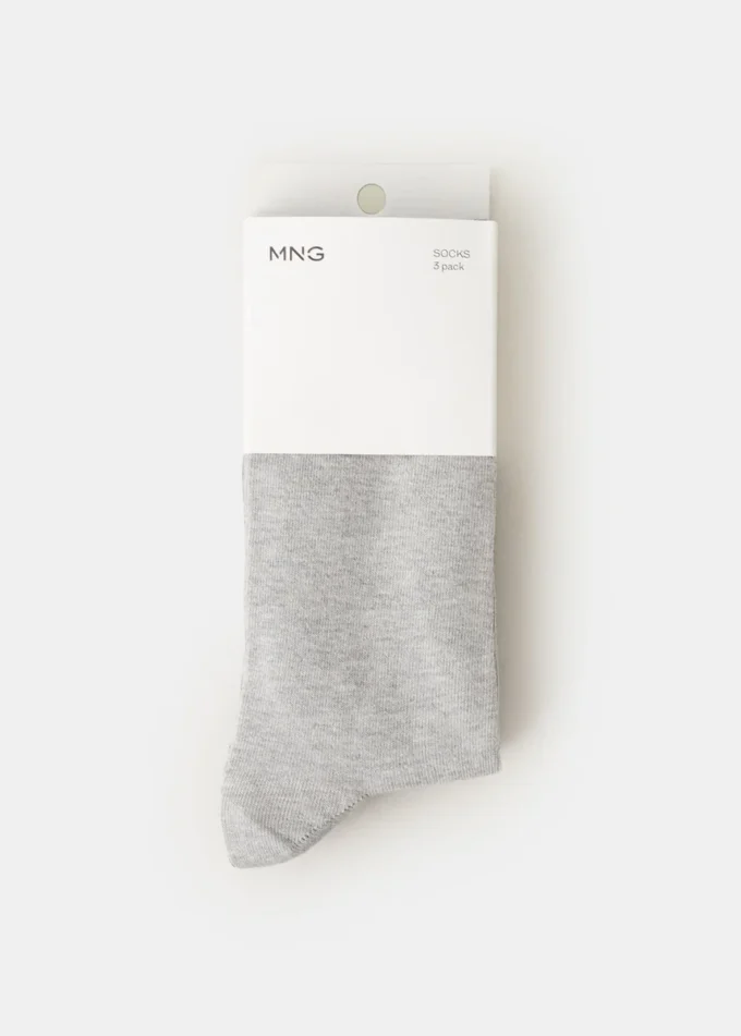 Lot de 3 chaussettes en coton Lot de 3 chaussettes en coton