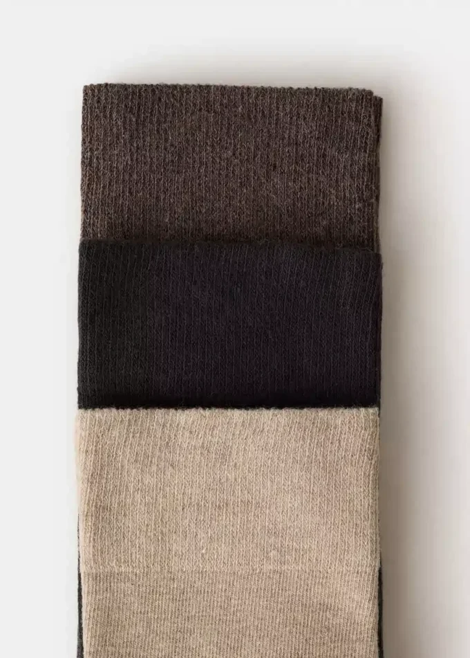 Lot de 3 chaussettes en coton Lot de 3 chaussettes en coton