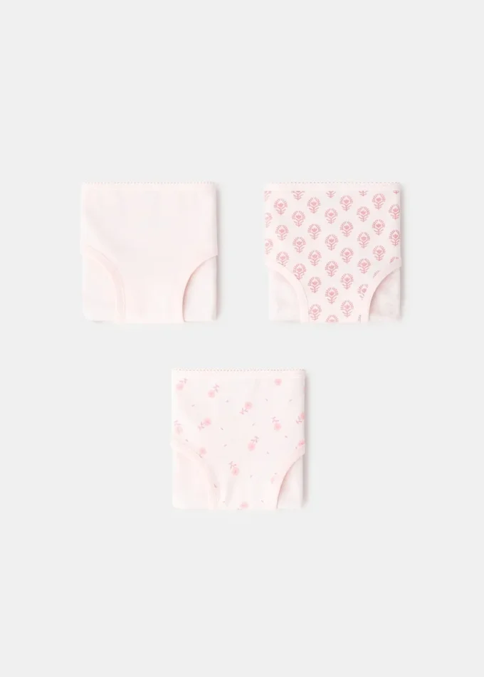 Lot de 3 culottes en coton Lot de 3 culottes en coton