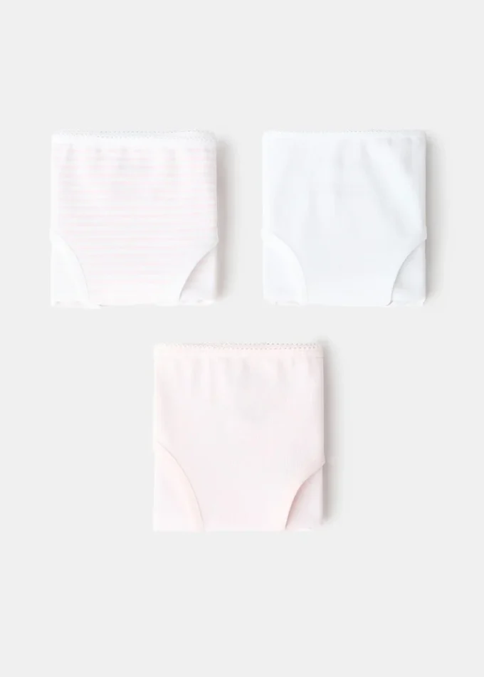 Lot de 3 culottes en coton Lot de 3 culottes en coton
