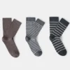 Lot de 3 paires de chaussettes assorties Lot de 3 paires de chaussettes assorties