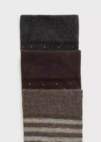 Lot de 3 paires de chaussettes assorties