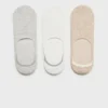 Lot de 3 paires de chaussettes invisibles Lot de 3 paires de chaussettes invisibles