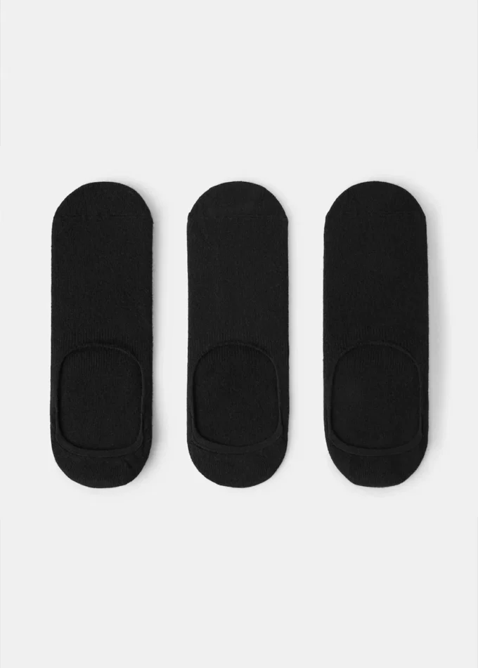 Lot de 3 paires de chaussettes invisibles Lot de 3 paires de chaussettes invisibles
