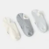 Lot de 3 paires de chaussettes invisibles Lot de 3 paires de chaussettes invisibles