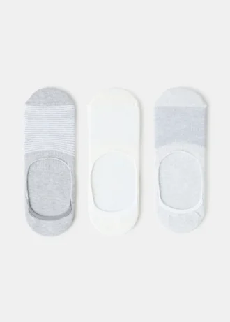 Lot de 3 paires de chaussettes invisibles