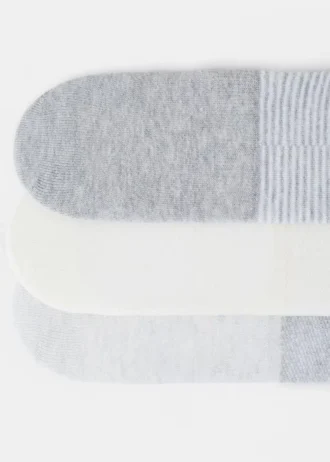 Lot de 3 paires de chaussettes invisibles