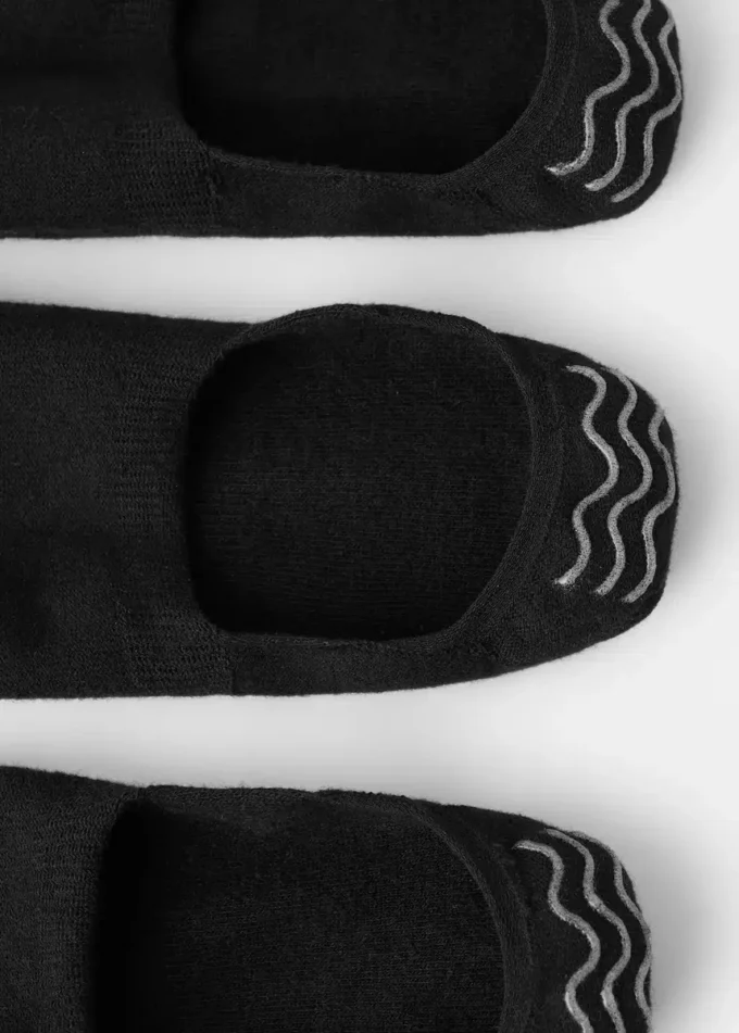 Lot de 3 paires de chaussettes invisibles Lot de 3 paires de chaussettes invisibles