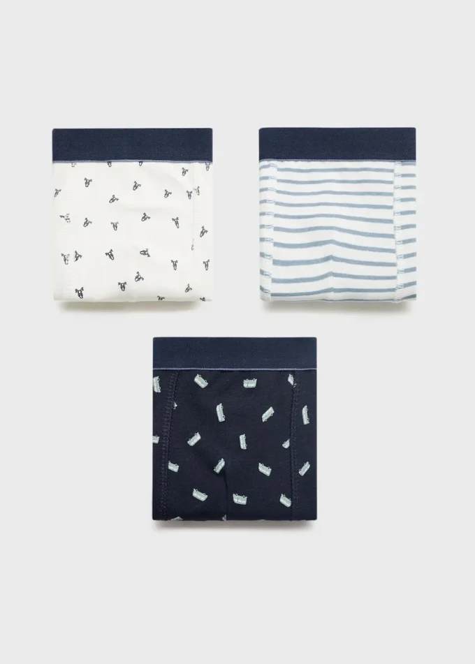 Lot de 3 slips combinés Lot de 3 slips combinés