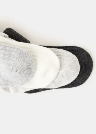 Lot de 4 chaussettes côtelées