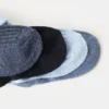 Lot de 4 chaussettes côtelées