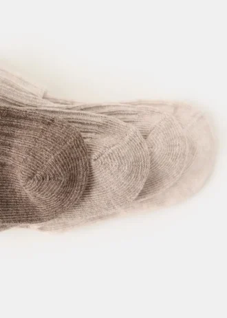 Lot de 4 chaussettes côtelées