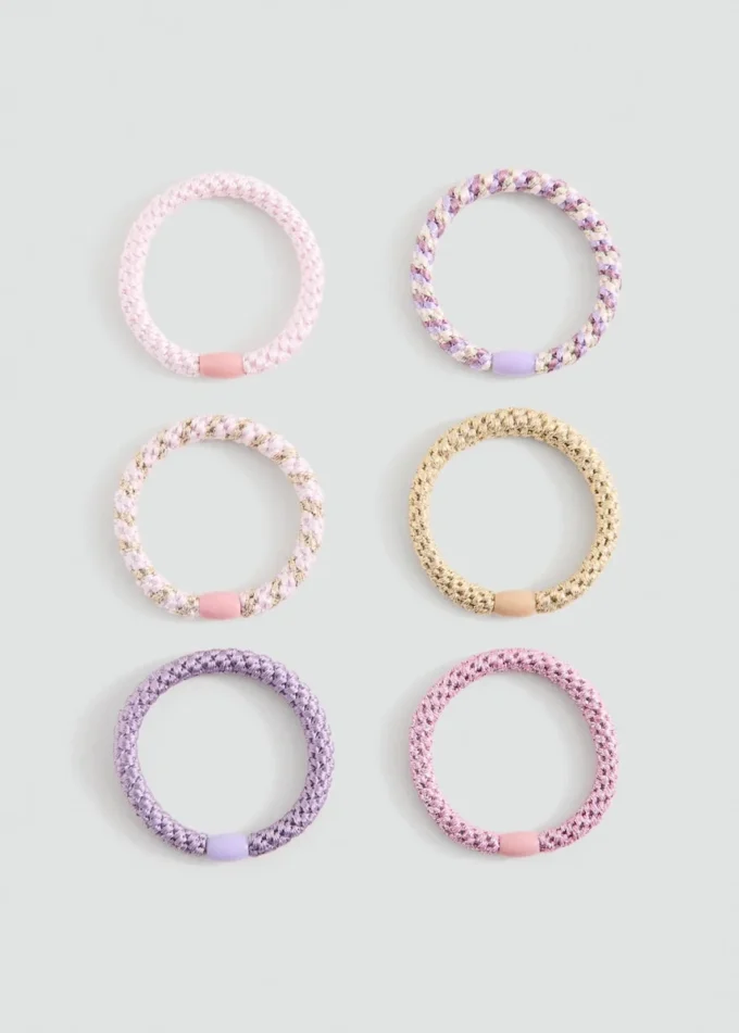 Lot de 6 élastiques à cheveux