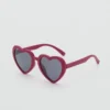 Lunettes de soleil en forme de cœur