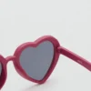 Lunettes de soleil en forme de cœur