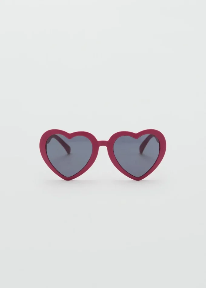 Lunettes de soleil en forme de cœur