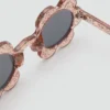 Lunettes de soleil à fleurs