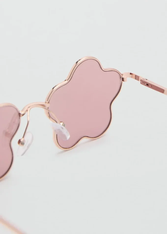 Lunettes de soleil à fleurs