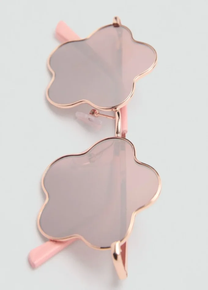 Lunettes de soleil à fleurs