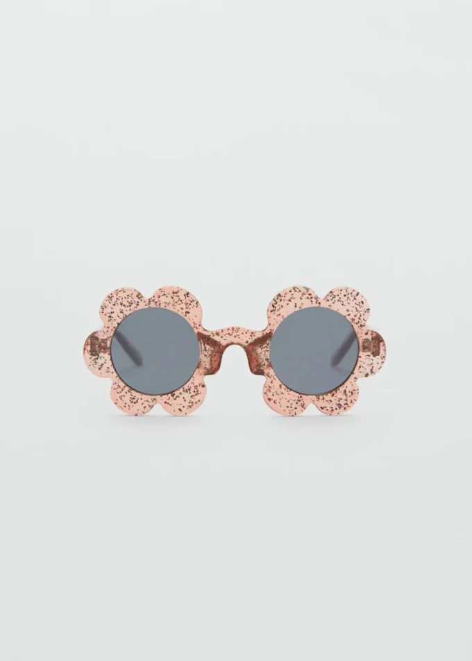 Lunettes de soleil à fleurs