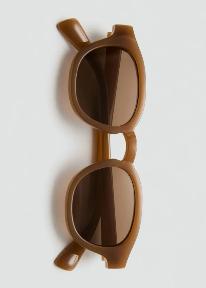 Lunettes de soleil à monture en résine