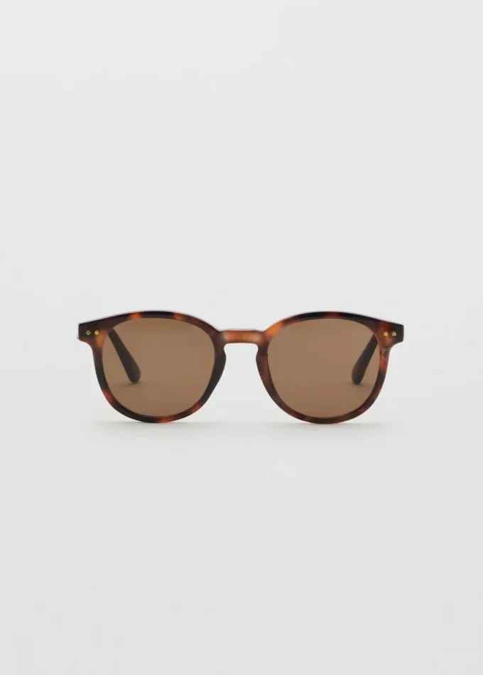 Lunettes de soleil à monture ronde