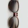 Lunettes de soleil à monture ronde