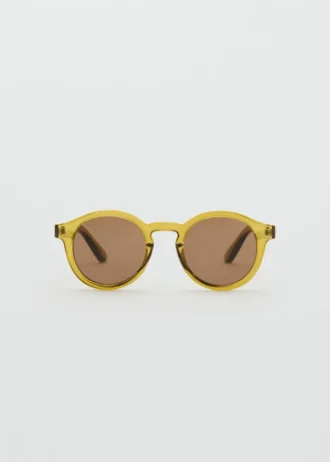 Lunettes de soleil à monture semi-transparente Lunettes de soleil à monture semi-transparente