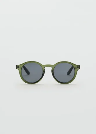 Lunettes de soleil à monture semi-transparente Lunettes de soleil à monture semi-transparente